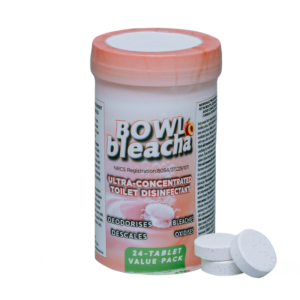 Bowl Bleacha - Bleach Tablets for toilet - Peach- 24 Pack