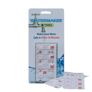 Watermaker Tabs - Purify Water for Drinking - 20 Pack
