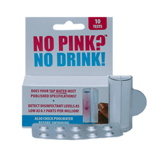 No Pink? No Drink - Rapid Water Test - 10 Tests